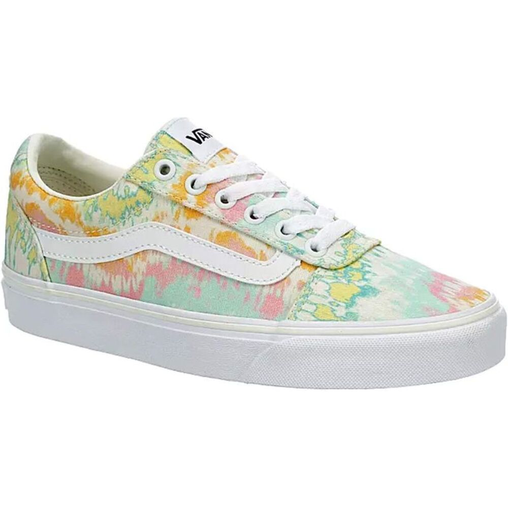 Vans Green and White Sneakers Classic Style